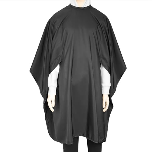 BEMYGREENBAG Waterproof Hairdresser Cutting Cape Lightweight with Two Slots Salon Cape Adjustable Neck Part for Adults and Youth
