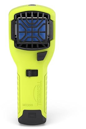 Thermacell Repellente Antizanzare Portatile per Esterno, Protezione 21 m², Include una Ricarica da 12 ore + 3 Piastrine, Verde Fluo