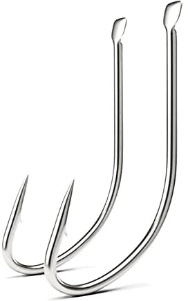 caihuashopping Angelhaken 100 Teile/Sack Kreis karpfenäugige fanghaken größe 1# bis 14# Ringauge hochkarätiger Stahl Fischhaken Augen Haken (Color : Size11 100pcs)
