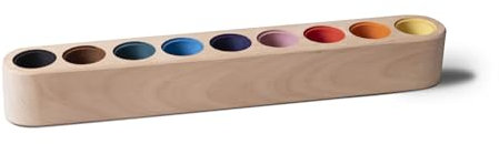 Ehrenkind® Buntstifthalter aus Massivholz FSC® zertifiziert nach Montessori | Schreibtisch Organizer | Stiftehalter Schreibtisch Kinder | Stiftehalter Holz | Stifte Organizer