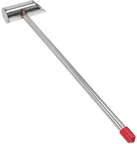 Healvian Wear Resistant Metal Sugar Scooper Reusable Candy Scoop Heavy Duty Construction Baking Tool Random Color