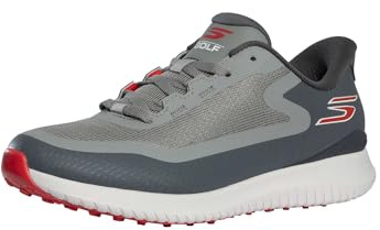 Skechers Scarpe da Golf da Uomo Flight Spikeless Slip-in, Grigio, 45 EU