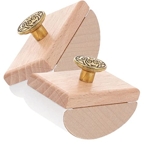 AOKWAWALIY Tintenabsorber, Tintenlöscher, Lichtschalter, Umrandung, Handwerk, Wippe, Schreibtippe, für Brunnen schnell trocknende Tinte, saugfähiges Werkzeug, Stanzlochpresse, Holz, Büro, 2 Stück