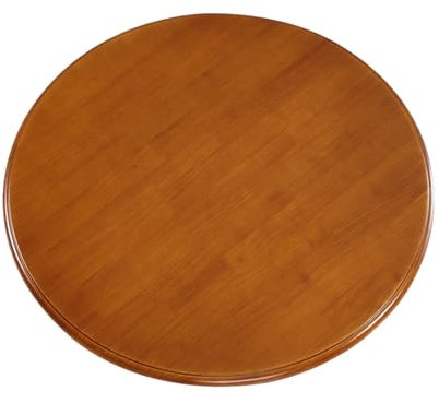 Plateau De Service Rotative De Table À Manger, Tournante 360° Plateforme Rotative Pour Table De Jardin Tournant Manuel Assiette De Service, Roulement Silencieux(Brown,60cm)