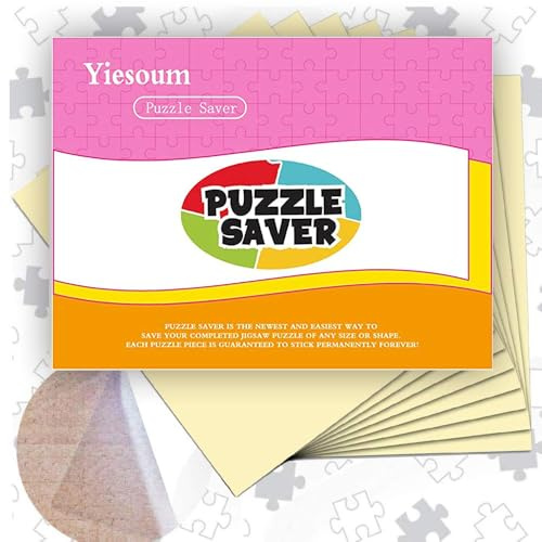 Zelaite - Adhesivo para rompecabezas, 32 piezas, hojas de pegatinas para rompecabezas, pegatinas adhesivas, rompecabezas Saver, hojas adhesivas para rompecabezas, accesorio (32)