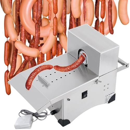 Attrezzatura Per Legare Le Salsicce Automatizzata Da 10 A 45 Mm, Accessori Per Insaccatrice Per Salsicce Fai Da Te, Macchina Per Legare Le Salsicce Con Interruttore A Pedale,220V