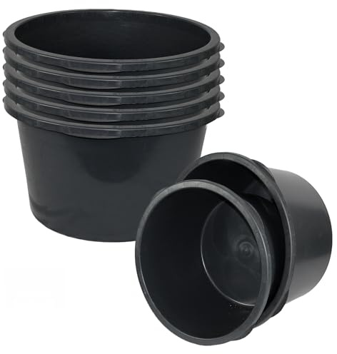 5 Stück Friesenthal Mörtelkübel, in 65L, Baukübel, Made in Germany - Blauer Engel