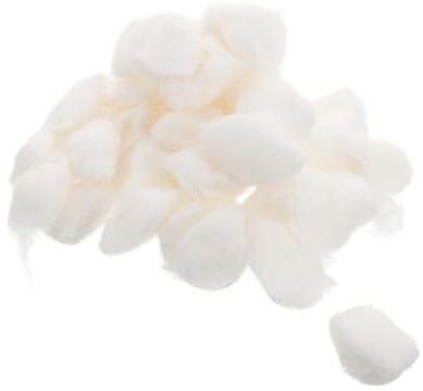 FRCOLOR Weiche Wattebällchen Aus Reiner Baumwolle Zum Entfernen Von Nagellack, Saugfähiger Make-up-entferner, Einweg-wattebällchen Für Gel-nagellackentferner, 500 G