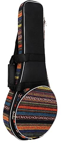 Mandolinen Tasche im Nationalstil aus Oxfordstoff für Reisen
