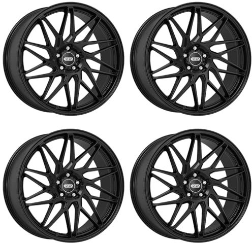 4x Dotz Felgen Tanaka black 10.0Jx20 ET28 5x112 kompatibel mit Mercedes Benz C CLS E GLB GLC S SL SLK/SLC