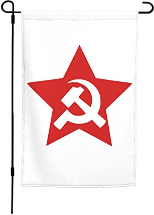 Kommunistische UdSSR Hammer Sichel und Stern Gartenflagge 12x18 doppelseitig Haus Hof Banner klein dekorativ