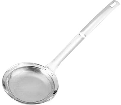 Scolapasta Acciaio Inox 1 pezzo di acciaio inossidabile, colino for olio e residui di verdure, colino for zuppa, piccoli utensili da cucina(L)