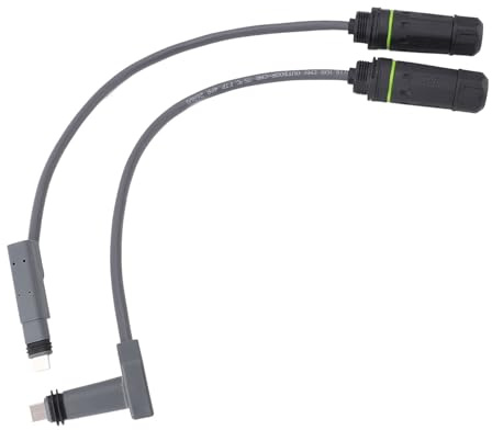 Hamwesh Extension de Câble, Vitesse 1200 Mbps IP68 étanche Adaptateur Ethernet Câble d'Extension avec Construction en Cuivre et Caoutchouc pour Antenne Parabolique et Routeur Internet par Satellite