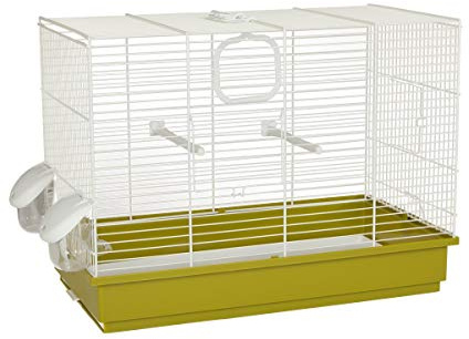 VOLTREGA Jaula 611 Pájaros Blanco