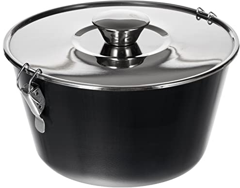 Ibili 331118 Puddingform mit Deckel, Schwarz / Blau / Transparent