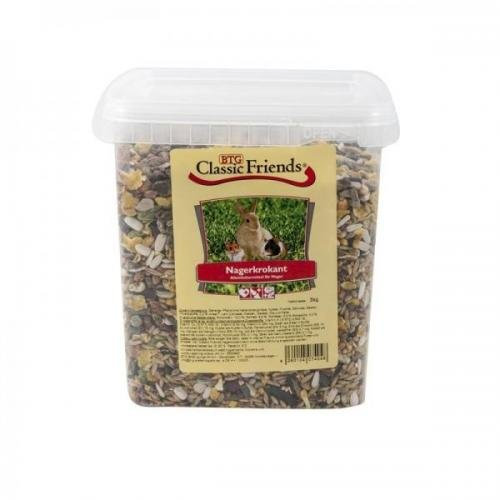 Classic Friends Nagerkrokant im Eimer 3 kg, Leckerli, Trockenfutter