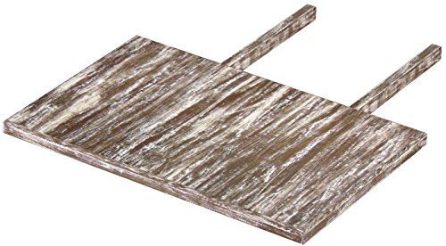 Ansteckplatte 50x80 Shabby Antik Eiche Rio Classico oder Rio Kanto - Pinie Tischverlängerung Echtholz - Größe & Farbe wählbar - für Esszimmertisch Holztisch Tisch ausziehbar Brasilmöbel