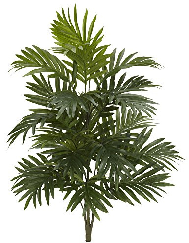 Nearly Natural Pianta artificiale di palma areca, 76,2 cm, set da 3, verde