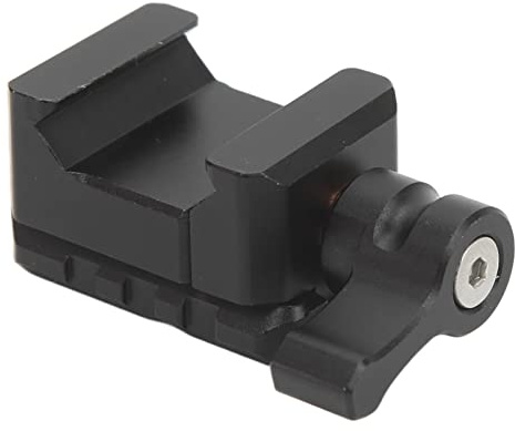 Quick Release NATO Clamp, Quick Release Clamp with 1/4 Inch 3/8 Inch Thread, NATO Clamp for Arri Locating Hole Cold Shoe Mount, for Camera Cage Expansion