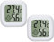 PAIRIER 2 pièces Mini LCD Thermomètre Hygromètre Interieur Termometre Maison Convient pour Les Chambres D'enfants,Les Chambres de Personnes âgées etc (Pile NON incluse)