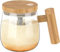 400ml Self Stirring Mug 7000rpm High Speed Electric Mixing Cup,Self Stirring Coffee Mug with Storage Handle, Portable Automatic Glass Mixing Coffee Mug for Home Office Coffee Milk(Transparent)