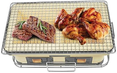 AIZYR Barbecue Japonais Portatif Barbecue À Charbon De Bois Multifonctionnel,Barbecue De Table Coréen pour Les Barbecues en Plein Air Camping Voyager