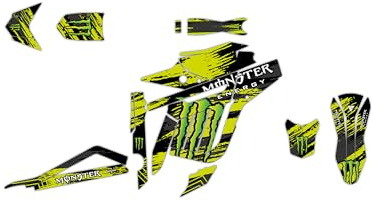TALARIA STING Anpassningsbart motorcykelkit från 2021 till 2024 MONSUTA PISTACHE