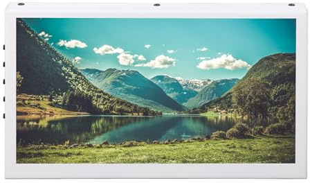 Annadue Touchscreen Portatile da 7 Pollici, Monitor LCD IPS 1024 X 600 Piccolo Monitor Portatile HDMI, Monitor HDMI Touch Screen Capacitivo a 5 Punti con Altoparlanti per PC TV Computer