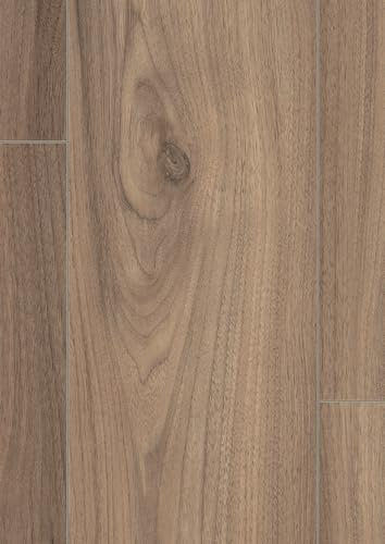 Muster EGGER NatureSense Aqua Laminat EL2070 Langley Nussbaum hell 297x193mm