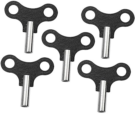 TINEASUR 5stücke Teiliges Metall Aufziehschlüssel Für Uhren Robuste Uhrenwerkzeuge Für Wanduhren Wecker Und Mechanische Uhren Praktisch Langlebig Und Einfach Zu Bedienen