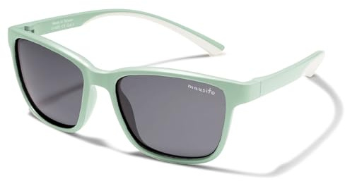 Mausito Occhiali da Sole Bambini (3-6/6-9/9-14 anni) Flessibili con UV400 | Montatura flessibile in TPEE e policarbonato | Materiale leggero per una vestibilità comoda | Design europeo
