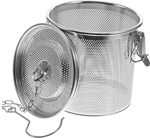 MUCKLILY Cesto De Filtro De Acero Inoxidable Para Especias Cesta Separadora De Bolas De Condimento Útil La Cocina Filtro De Especias Para Uso La Cocina