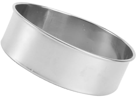 Healifty Setaccio per Farina Maglie Utensile da Cucina in Acciaio Resistente Setaccio per Polvere da Forno Colino Manuale per Uso Domestico