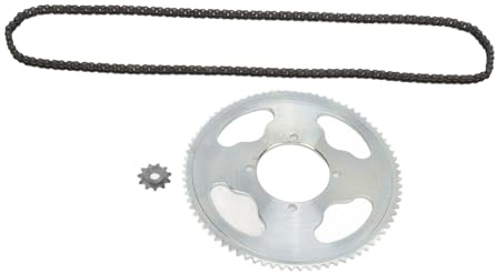 Set catena dentata, ruota dentata 8D 11T 25H 80T ruota di ricambio catena 25H 146 maglie trasmissione per mini moto kart ATV modificate fai da te