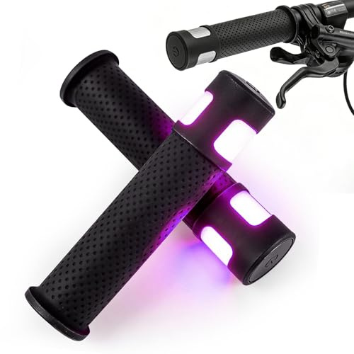 1Paar E Scooter Blinker, 14.3 X 3.9cm Lenkerleuchte Scooter, Blinklicht Griff, Lade-Scooters-Lenkergriffe Für 22mm Griff Smart Touch Mit LED -Lenkerleuchte Ideal Für Lange Fahrten