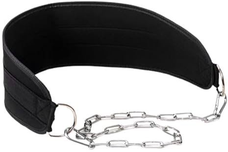 Cinturones de levantamiento de pesas | Cinturón de pesas para hombres, cadena de acero para protección de cintura, máquina de fitness | para mujeres entrenamientos, ejercicios de calistenia en el