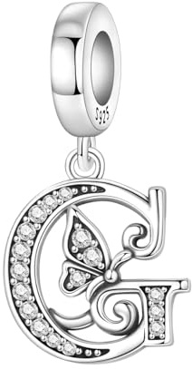 CYCUFF Pendentif en forme de papillon en argent 925 pour bracelets et colliers - Bijou en zircone - Cadeau pour femme, famille, amis