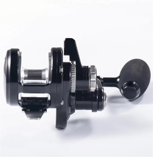 Fishing Reel 24kgs Drag 6.3:1 8+1BB Saltwater Overhead Reel Full Metal Slow Jigging Jigger Fishing Tackle(Left Hand)