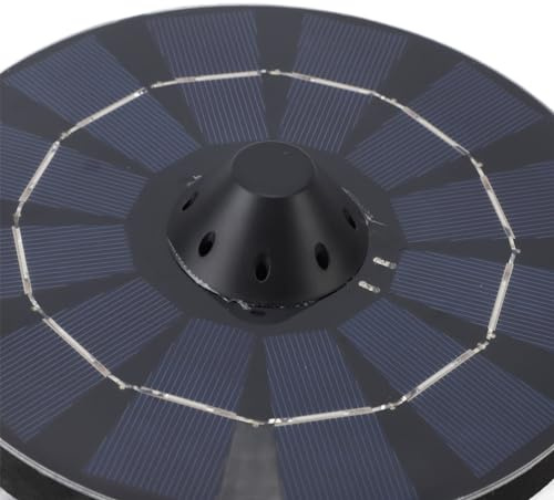 DGLDCSHUAI Solar-Schwimmbelüfter für Teiche, 2,5 W, automatische Abschaltung, schwimmende, solarbetriebene Wasserpumpe, 6 V, für den Außenbereich