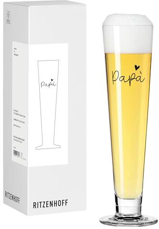 RITZENHOFF 8172008 Bierglas 385 ml – Sprüche – das perfekte Geschenk für den besten Papa – Made in Germany