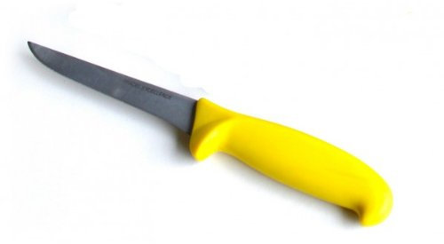 Couteau PRADEL JAUNE A DESOSSER DE BOUCHERIE 13 CM ref 211658