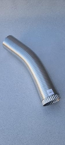 UTILFER Tubo Corrugato Canne Fumarie Estensibile Flessibile Alluminio - 120