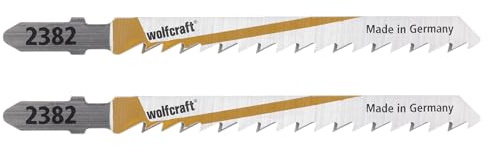 Wolfcraft 2 Stichsägeblätter HCS Länge 75 mm 2382000