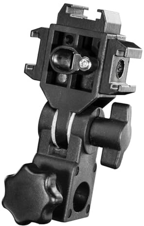 Walimex 17135 - Soporte Triple para Flash y Paraguas, Negro