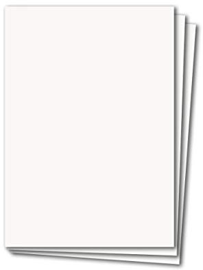 50 Blatt Tonkarton DIN A4 - Weiss - 240 g/m² dicker Bastelkarton - 21,0 x 29,7 cm Pappe zum basteln für Fotoalbum Menükarte Bedruckbar DIY kreativ sein