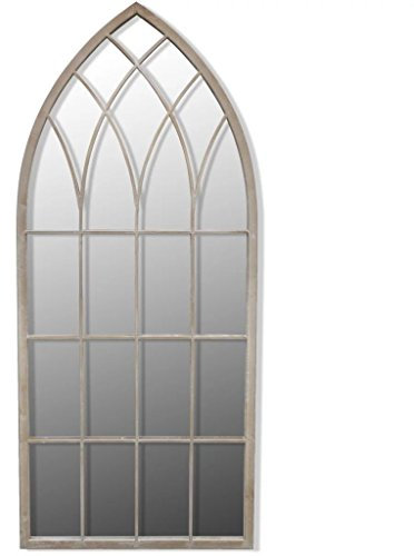 Tidyard Gothic Arch Garden Mirror for Both Indoor and Outdoor Use Garden Arch 50 x 2 x 115 cm (L x W x H)