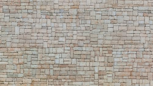 NOCH 3D-Kartonplatte „Kalksteinmauer“, Beige, 25 x 12,5 cm, für Spur H0, ideal für Modellbau und kreative Projekte