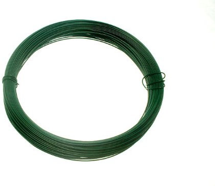 ROLL of Garden/Fence Wire Green Plastic Coated 1.2 MM x 30 Metres