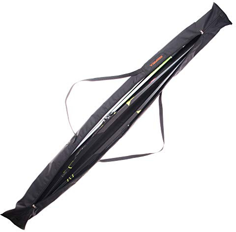 John Paddle - Borsa per sci di fondo con bastoncini, 180/190/200/210 cm, materiale robusto, chiusura lampo lunga
