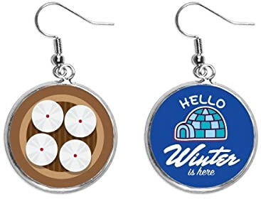 la chine dish brioches habitudes alimentaires Pendentif boucle d'oreille neige hiver bijoux